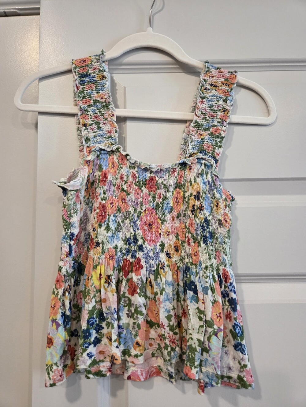 Conditions Apply (Brand) Womens Floral Smocked Tank Dress - Multicolor